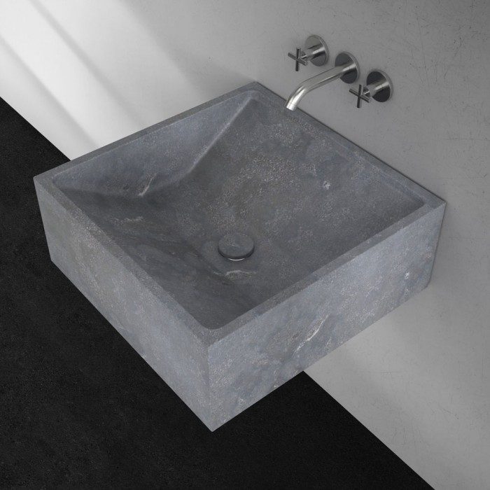 Une vasque en marbre pour une salle de bain raffinée
